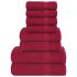 Set prosoape 8 piese cremă 360 g/m² 100% bumbac GartenMobel Dekor