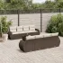Set mobilier de grădină cu perne, 9 piese, negru, poliratan GartenMobel Dekor