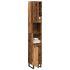 Dulap de baie, negru, 30x30x190 cm, lemn prelucrat GartenMobel Dekor