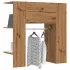 Dulap de hol, gri beton, 97,5x37x99 cm, lemn prelucrat GartenMobel Dekor