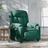 Fotoliu electric de masaj rabatabil, negru, textil GartenMobel Dekor