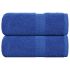 Prosoape de baie 2 buc Albastru 100x150 cm 360 g/m² 100% bumbac GartenMobel Dekor