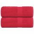 Prosoape de baie 10 buc Roșu 100x150 cm 360 g/m² 100% bumbac GartenMobel Dekor