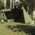 Cort familie Tipi pentru 6 persoane verde măsliniu impermeabil GartenMobel Dekor