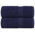 Prosoape de baie 2 buc Bleumarin 100x150cm 360 g/m² 100% bumbac GartenMobel Dekor