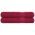 Prosoape de baie 2 buc Bordeaux 100x150 cm 360 g/m² 100% bumbac GartenMobel Dekor