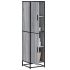 Dulap nalt gri Sonoma 35,5x35x139 cm lemn prelucrat GartenMobel Dekor