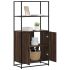 Dulapuru Stejar maro 68x35x139 cm lemn și metal prelucrat GartenMobel Dekor