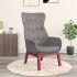 Scaun de relaxare, gri deschis, material textil GartenMobel Dekor
