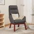 Scaun de relaxare, gri închis, material textil GartenMobel Dekor