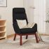 Scaun de relaxare, gri închis, material textil GartenMobel Dekor