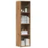 Bibliotecă/dulap TV stejar fumuriu 36x30x143 cm lemn prelucrat GartenMobel Dekor