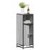 Dulap de baie, stejar afumat, 35x37,5x100 cm, lemn prelucrat GartenMobel Dekor