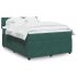 Pat box spring cu saltea, verde închis, 90x200 cm, catifea GartenMobel Dekor