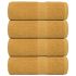 Prosoape de baie 2 buc Aur 100x150 cm 360 g/m² 100% bumbac GartenMobel Dekor