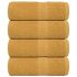 Prosoape de baie 2 buc Aur 100x150 cm 360 g/m² 100% bumbac GartenMobel Dekor