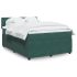Pat box spring cu saltea, verde închis, 90x200 cm, catifea GartenMobel Dekor