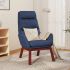 Scaun de relaxare, gri închis, material textil GartenMobel Dekor