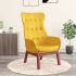 Scaun de relaxare, gri deschis, material textil GartenMobel Dekor