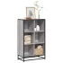 Bibliotecă, negru, 65,5x33x107,5 cm, lemn prelucrat GartenMobel Dekor