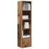 Bibliotecă, alb, 31x24x127 cm, lemn prelucrat GartenMobel Dekor