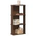 Bibliotecă cu 3 etaje stejar maro 60x30x80 cm lemn prelucrat GartenMobel Dekor