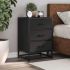 Noptiera din stejar Sonoma 40x34,5x60cm lemn prelucrat si metal GartenMobel Dekor