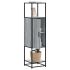 Dulapuru stejar maro 35,5x35x139 cm lemn și metal prelucrat GartenMobel Dekor