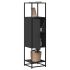 Dulapuru stejar maro 35,5x35x139 cm lemn și metal prelucrat GartenMobel Dekor