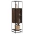 Dulapuru stejar maro 35,5x35x139 cm lemn și metal prelucrat GartenMobel Dekor