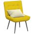Scaun de relaxare albastru 64x74x84 cm catifea GartenMobel Dekor