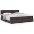Cadru de pat otoman cu saltele Taupe 180x200cm Material GartenMobel Dekor