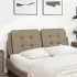 Pernă pentru tăblie pat, negru și alb, 120cm, piele artificială GartenMobel Dekor