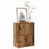 Bibliotecă, gri beton, 40x24x52 cm, lemn prelucrat GartenMobel Dekor