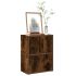 Bibliotecă, gri beton, 40x24x52 cm, lemn prelucrat GartenMobel Dekor