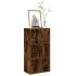 Bibliotecă Stejar negru 40x24x77 cm Lemn prelucrat GartenMobel Dekor