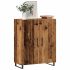 Dulap, negru, 69,5x34x90 cm, lemn compozit GartenMobel Dekor