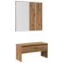 Set de mobilier pentru hol, stejar sonoma, lemn prelucrat GartenMobel Dekor