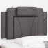 Pernă pentru tăblie pat, negru, 90 cm, piele artificială GartenMobel Dekor
