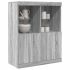 Dulap, stejar fumuriu, 81x37x100 cm, lemn compozit GartenMobel Dekor
