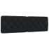 Pernă pentru tăblie de pat, negru, 200 cm, material textil GartenMobel Dekor