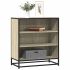 Dulap, stejar sonoma, 68x35x76 cm, lemn prelucrat și metal GartenMobel Dekor