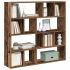 Bibliotecă/Separator cameră, alb, 105x24x102 cm GartenMobel Dekor