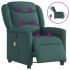 Fotoliu rabatabil electric, gri deschis, textil GartenMobel Dekor