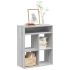 Bibliotecă, gri beton, 66x31x80 cm, lemn prelucrat GartenMobel Dekor