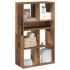 Bibliotecă, gri beton, 66x31x112 cm, lemn prelucrat GartenMobel Dekor