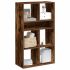 Bibliotecă, gri beton, 66x31x112 cm, lemn prelucrat GartenMobel Dekor