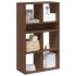 Bibliotecă, gri beton, 66x31x112 cm, lemn prelucrat GartenMobel Dekor