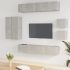 Set dulap TV, 8 piese, stejar sonoma, lemn prelucrat GartenMobel Dekor