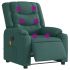 Fotoliu rabatabil electric, gri deschis, textil GartenMobel Dekor